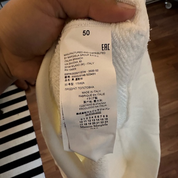 Men’s Maison Margiela Sweatshirt - Picture 4 of 4